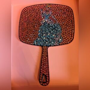 Bling Cinderella hand mirror